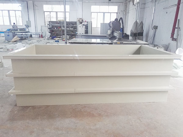 电镀槽车间制作现场